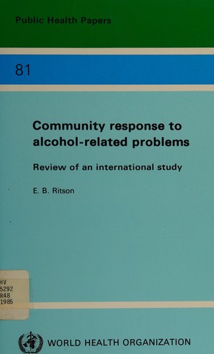Community response to alcohol-related problems
