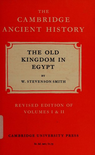 The old kingdom in Egypt and the beginning of the first intermediate period