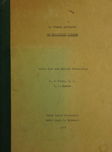De principiis naturae