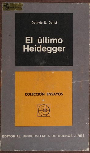 El último Heidegger