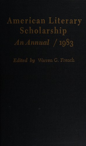 1983 (American Literary Scholarship)