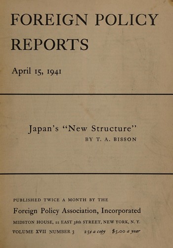 Japan's "new structure,"