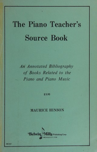 The piano teacher's source book