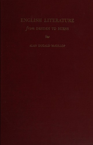 English literature from Dryden to Burns