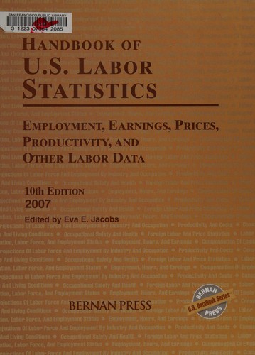 Handbook of U.S. labor statistics