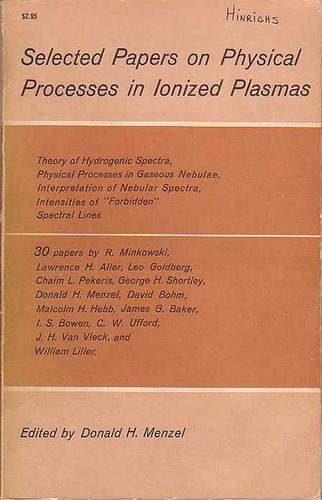 Selected papers on physical processes in ionized plasmas