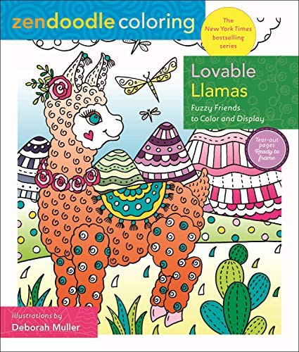 Zendoodle Coloring : Lovable Llamas