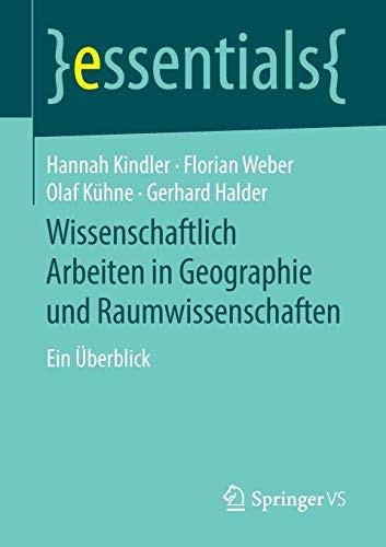 Wissenschaftlich Arbeiten in Geographie und Raumwissenschaften