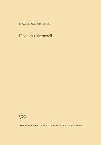 Über das Vorurtell