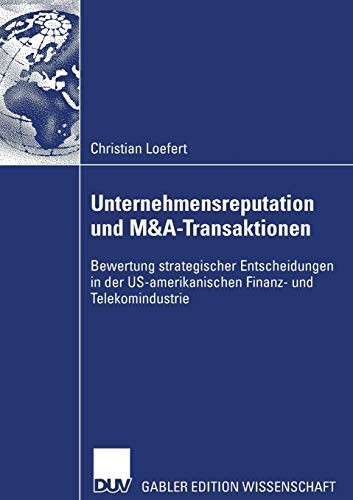 Unternehmensreputation und M&A-Transaktionen