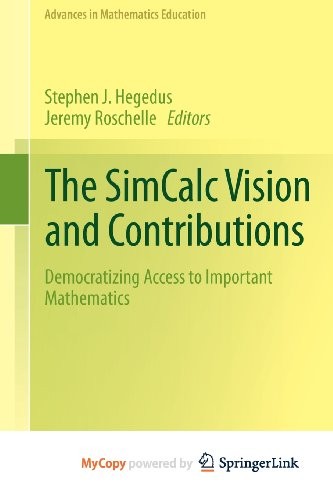 The SimCalc Vision and Contributions