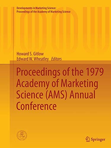 Proceedings of the 1979 Academy of Marketing Science  Annual Conference