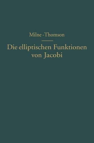 Die elliptischen Funktionen von Jacobi