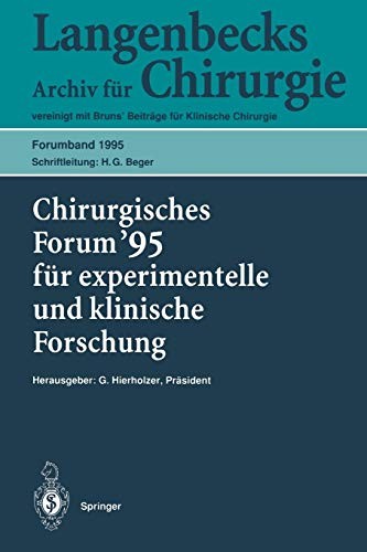 112. Kongreß der Deutschen Gesellschaft für Chirurgie, Berlin, 18. - 22. April 1995