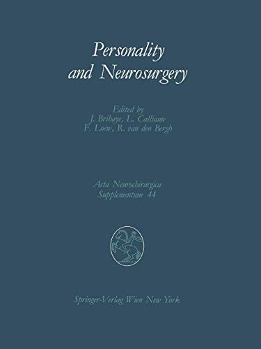 Personality and Neurosurgery