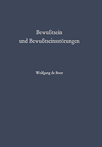 Bewußtsein und Bewußtseinsstörungen
