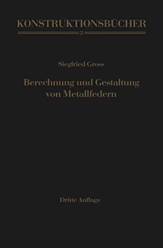 Berechnung und Gestaltung von Metallfedern