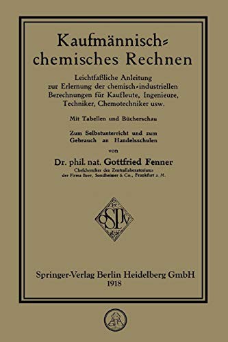 Kaufmännisch-Chemisches Rechnen