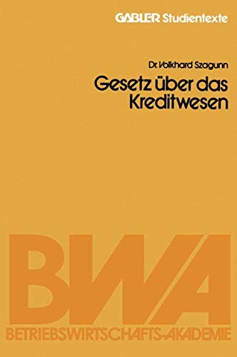 Gesetz über das Kreditwesen