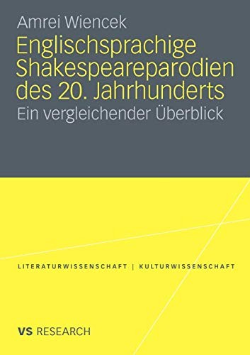 Englischsprachige Shakespeareparodien Des 20. Jahrhunderts