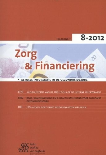 Zorg & Financiering - nr. 8-2012