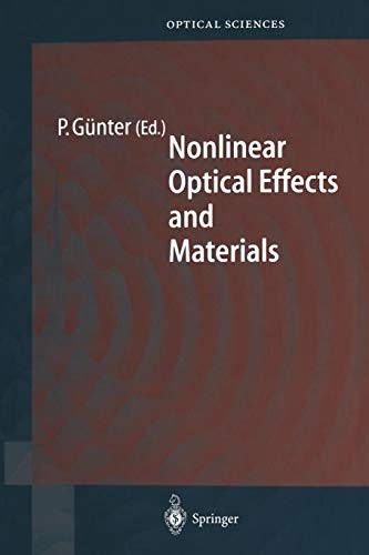Nonlinear Optical Effects and Materials