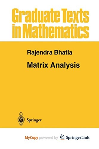 Matrix Analysis