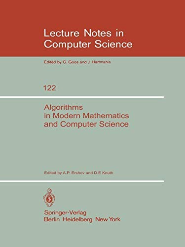 Algorithms in Modern Mathematics and Computer Science