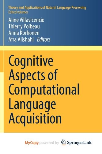 Cognitive Aspects of Computational Language Acquisition