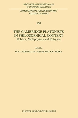 The Cambridge Platonists in Philosophical Context