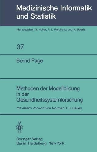 Methoden der Modellbildung in der Gesundheitssystemforschung