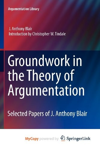 Groundwork in the Theory of Argumentation
