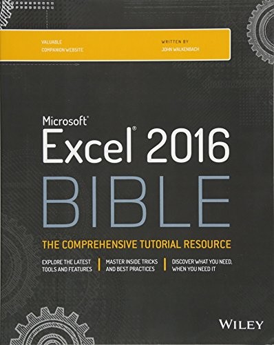 Microsoft Excel 2016 Bible
