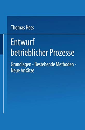 Entwurf betrieblicher Prozesse
