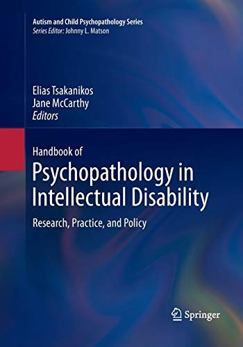 Handbook of Psychopathology in Intellectual Disability