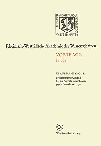 Programmierter Zelltod bei der Abwehr von Pflanzen gegen Krankheitserreger