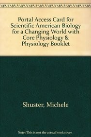 Portal Access Card for Scientific American Biology for a Changing World with Core Physiology & Physiology Booklet
