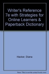 Writer's Reference 7e with Strategies for Online Learners & paperback dictionary