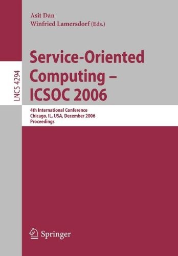 Service-Oriented Computing - Icsoc 2006