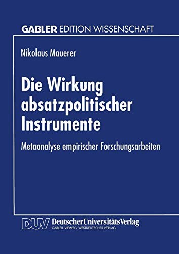 Die Wirkung absatzpolitischer Instrumente