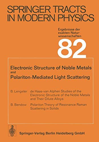 Electronic Structure of Noble Metals and Polariton-Mediated Light Scattering
