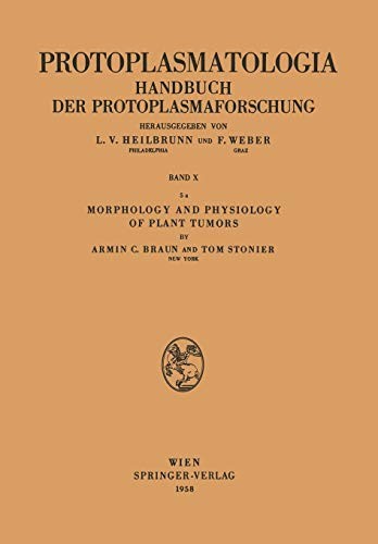 Morphology and Physiology of Plant Tumors