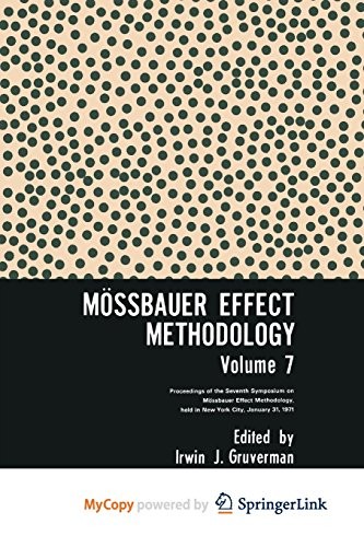 Mössbauer Effect Methodology Volume 7
