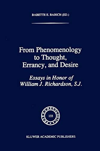 "From Phenomenology to Thought, Errancy, and Desire"