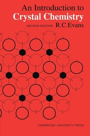 An introduction to crystal chemistry