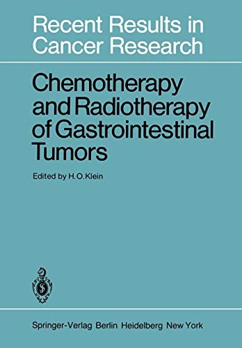 Chemotherapy and Radiotherapy of Gastrointestinal Tumors