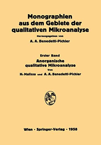Anorganische qualitative Mikroanalyse