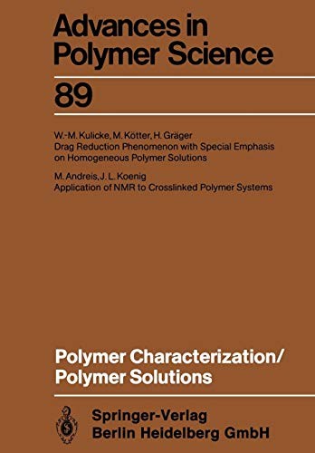 Polymer Characterization/Polymer Solutions