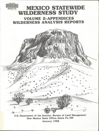 New Mexico statewide wilderness study