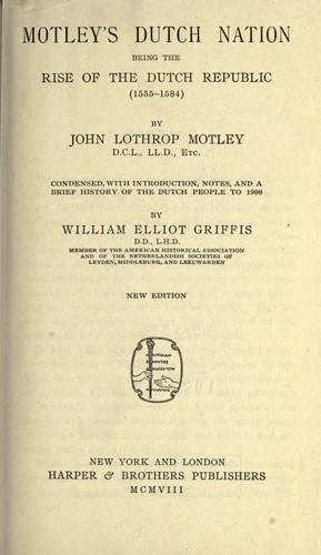 Motley's Dutch nation